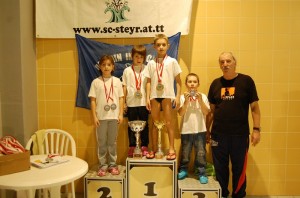 4 medaliati si doua trofee - Steyr 2010