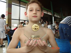 Voicu Stefan, cel mai bun inotator de 8 ani, Bochum 2009